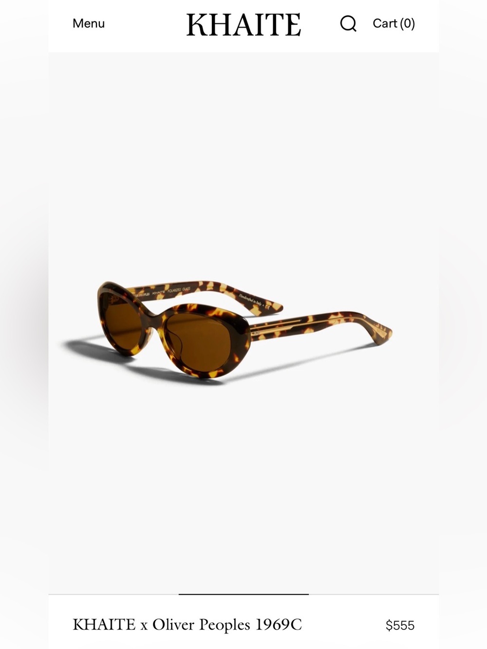KHAITE x Oliver Peoples 1969C (Olivia Rodrigo, Jennifer Lawrence, Kaia Gerber) - Picture 2 of 8